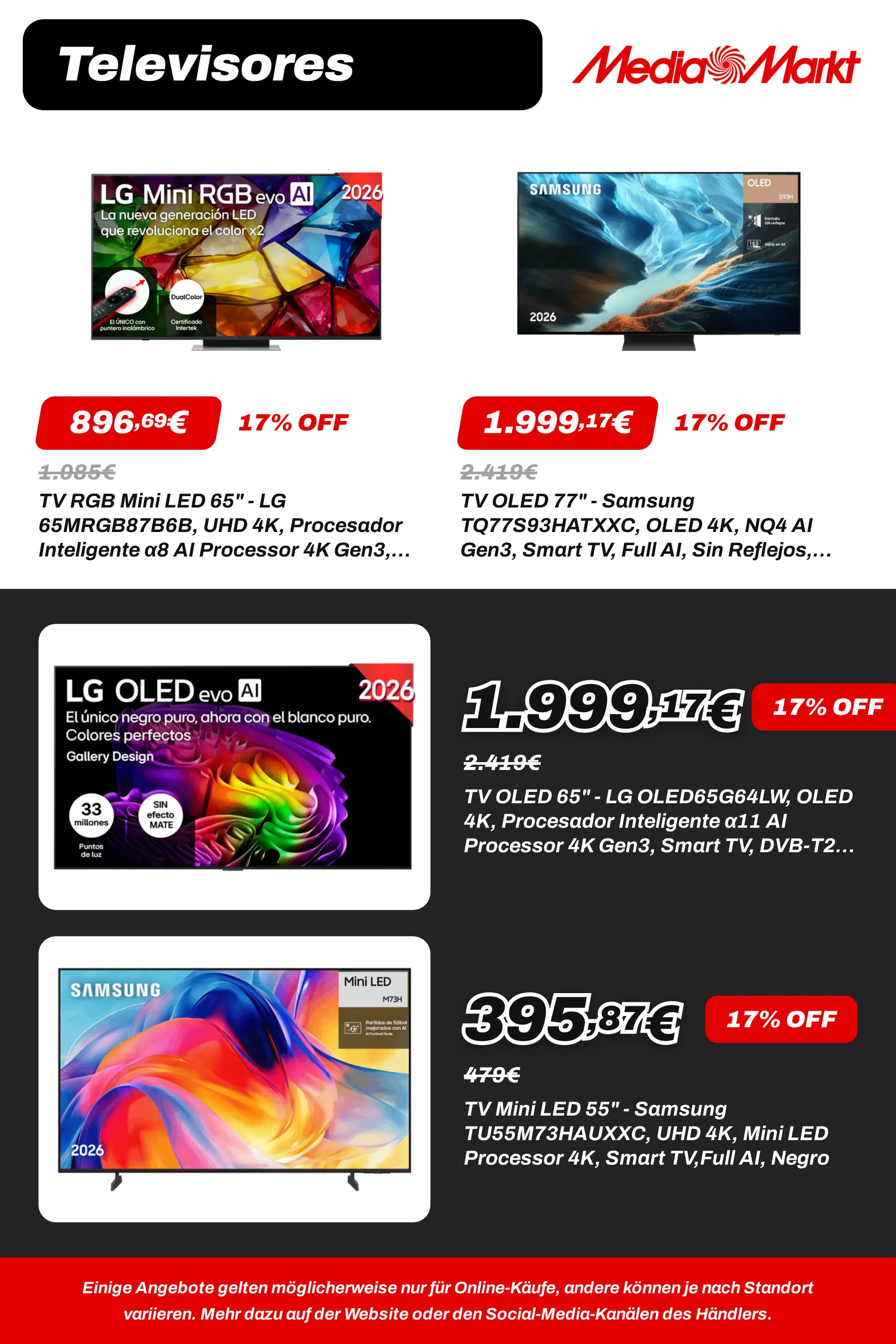 MediaMarkt — 2026-10-05 von 5. Oktober bis 20. Oktober 2026 - Flugblätt seite 45