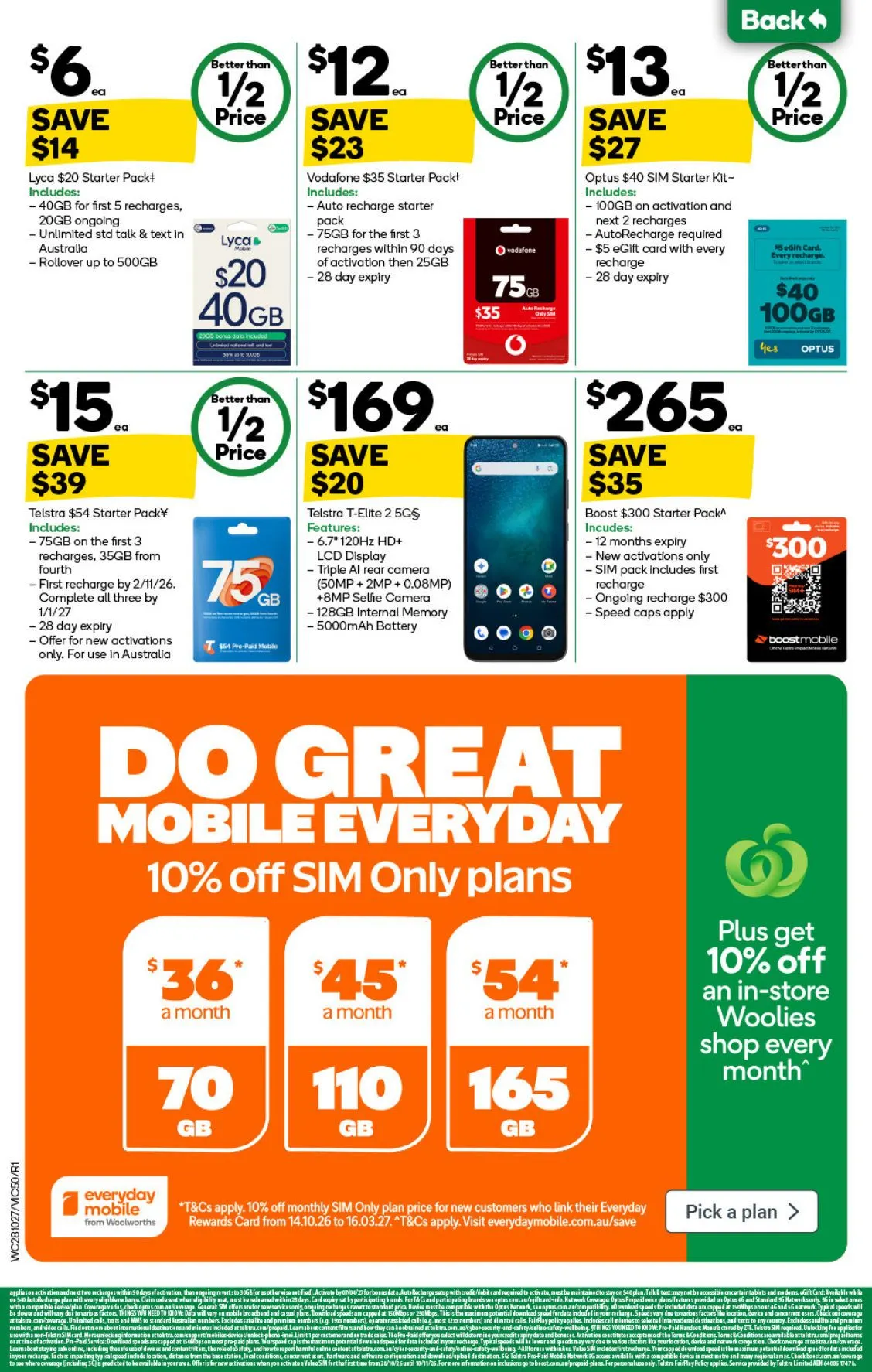 Woolworths — 2026-10-29 - Catalogue valid from 28 October to 3 November 2026 - page 50