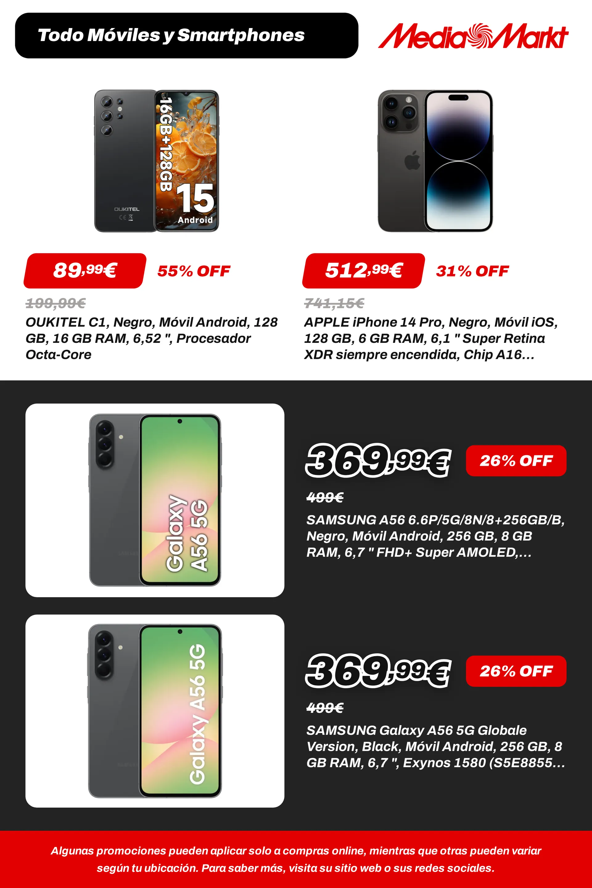 Catálogo de MediaMarkt — Catálogo 1 — 2026-10-20 20 de octubre al 3 de noviembre 2026 - Página 50