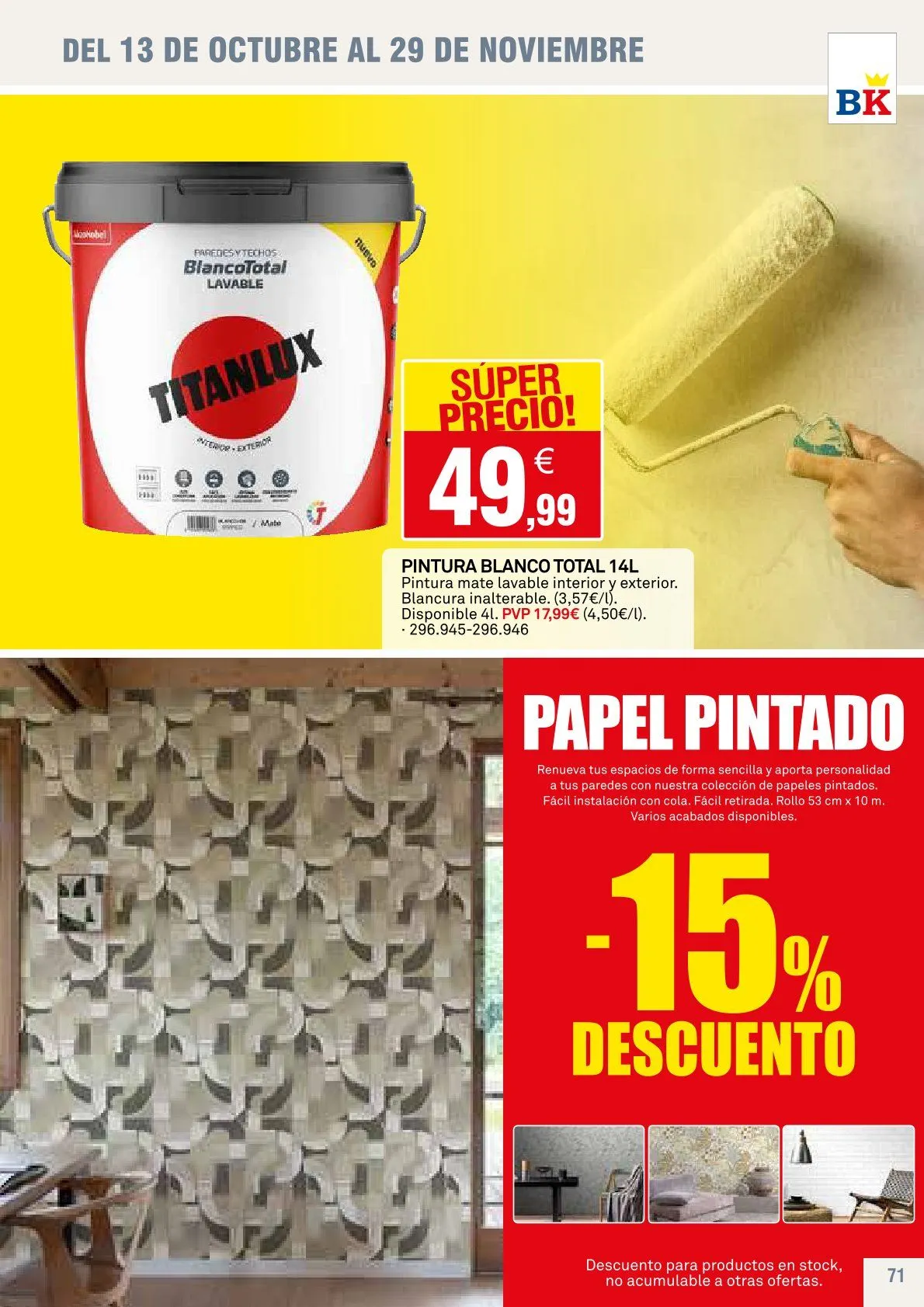 Catálogo de Bricoking — 2026-10-13 13 de octubre al 29 de noviembre 2026 - Página 71