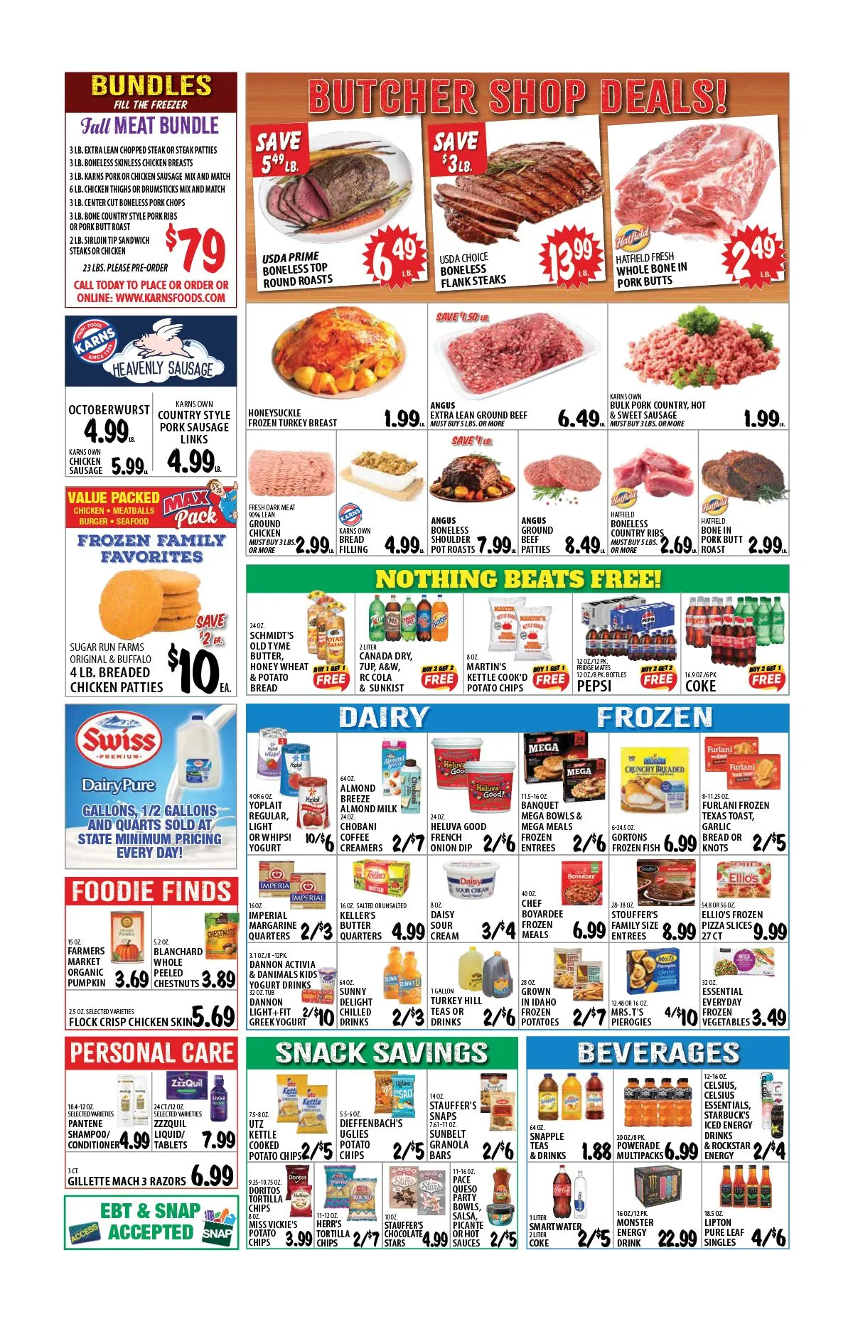 Weekly ad Karns Quality Foods Sales from October 26 to November 3 2025 - Page 3