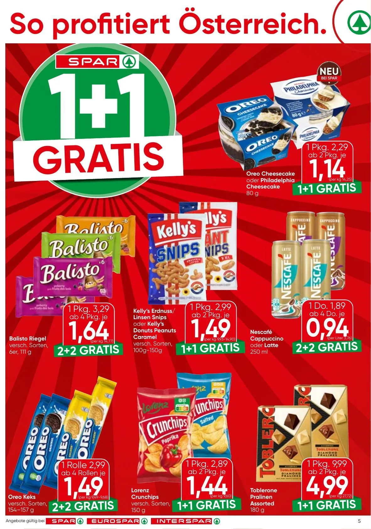 SPAR Prospekte von 7. Mai bis 20. Mai 2026 - Flugblätt seite  5