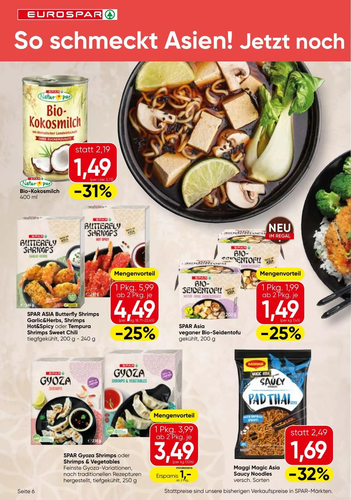 SPAR Prospekte von 7. Mai bis 20. Mai 2026 - Flugblätt seite  6