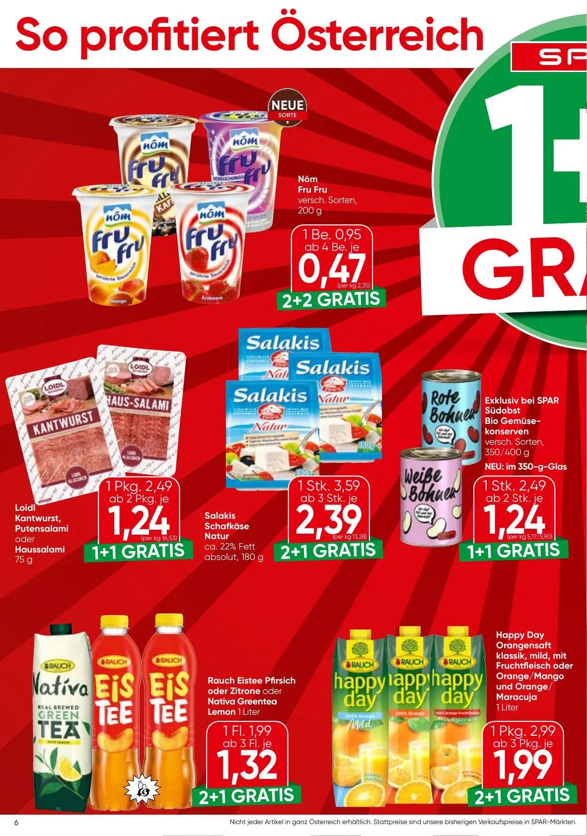 SPAR Prospekte von 7. Mai bis 20. Mai 2026 - Flugblätt seite  6