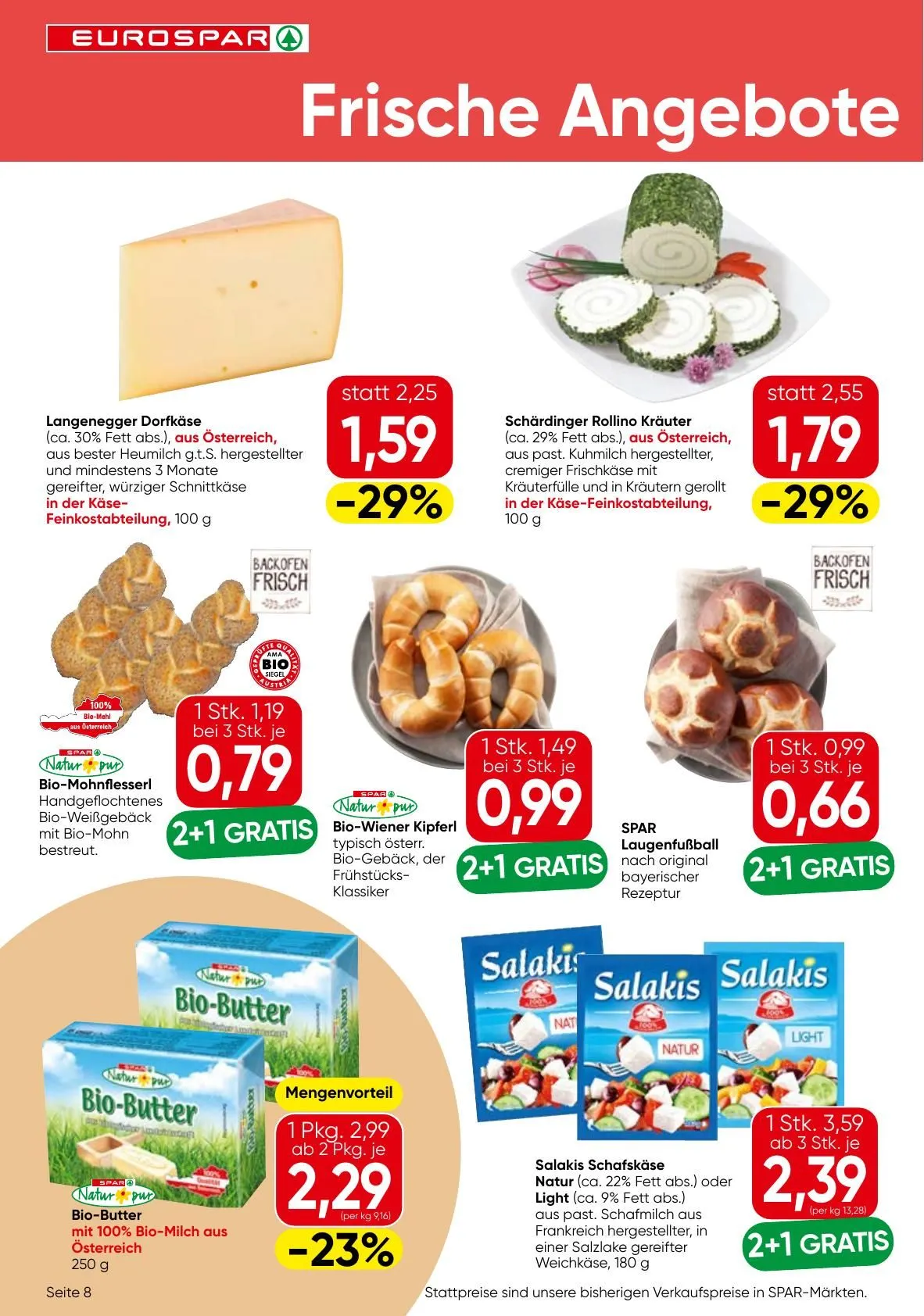SPAR Prospekte von 7. Mai bis 20. Mai 2026 - Flugblätt seite  8