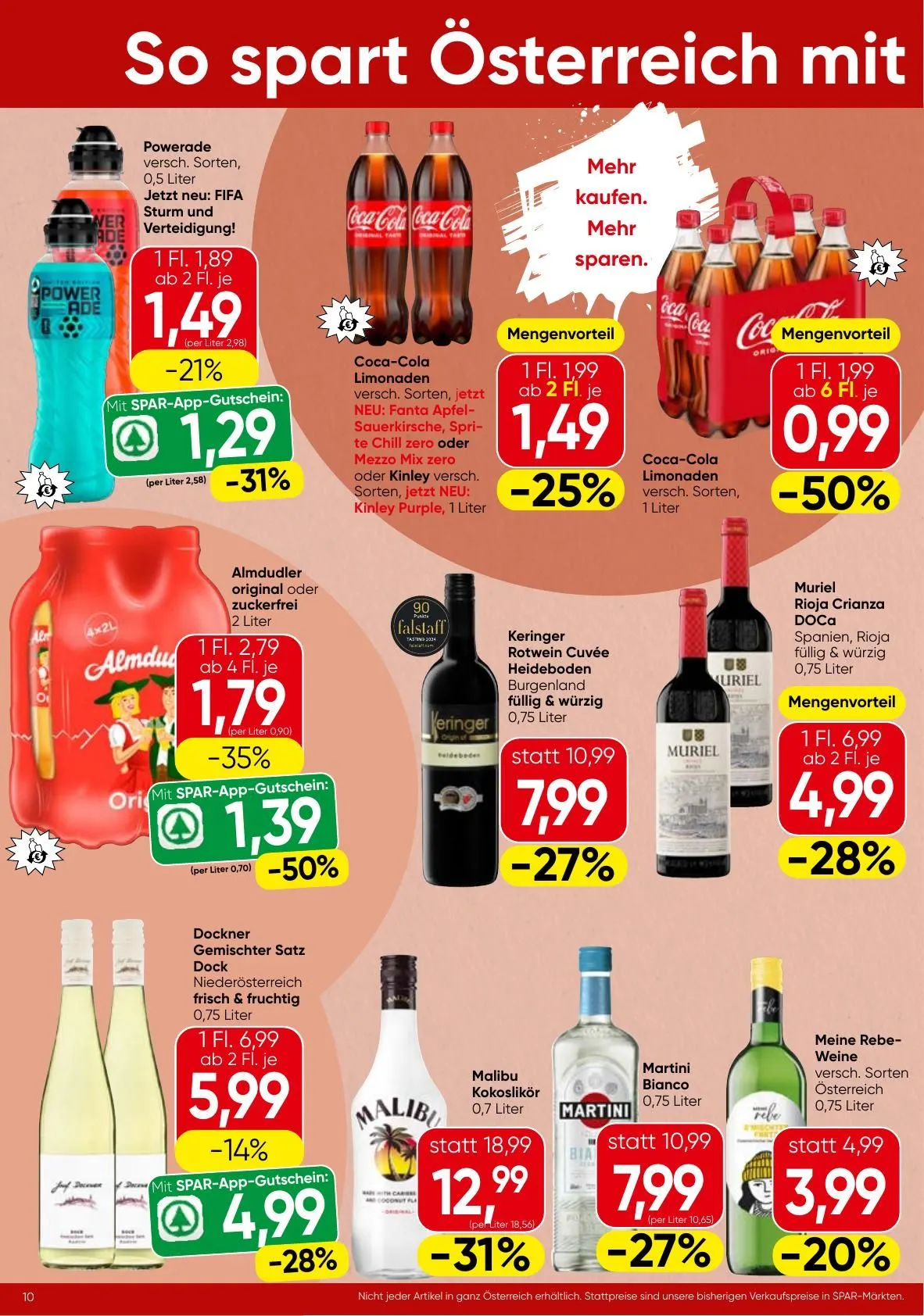 SPAR Prospekte von 7. Mai bis 20. Mai 2026 - Flugblätt seite  10