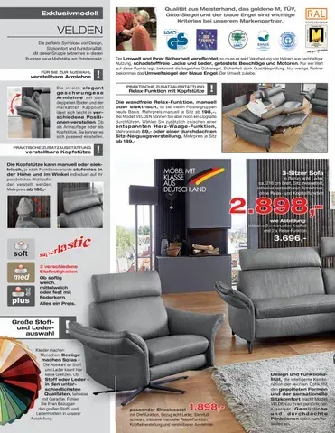 Külkens+sohn Polstermöbel Prospekt von 16. April bis 30. April 2025 - Prospekt seite 10
