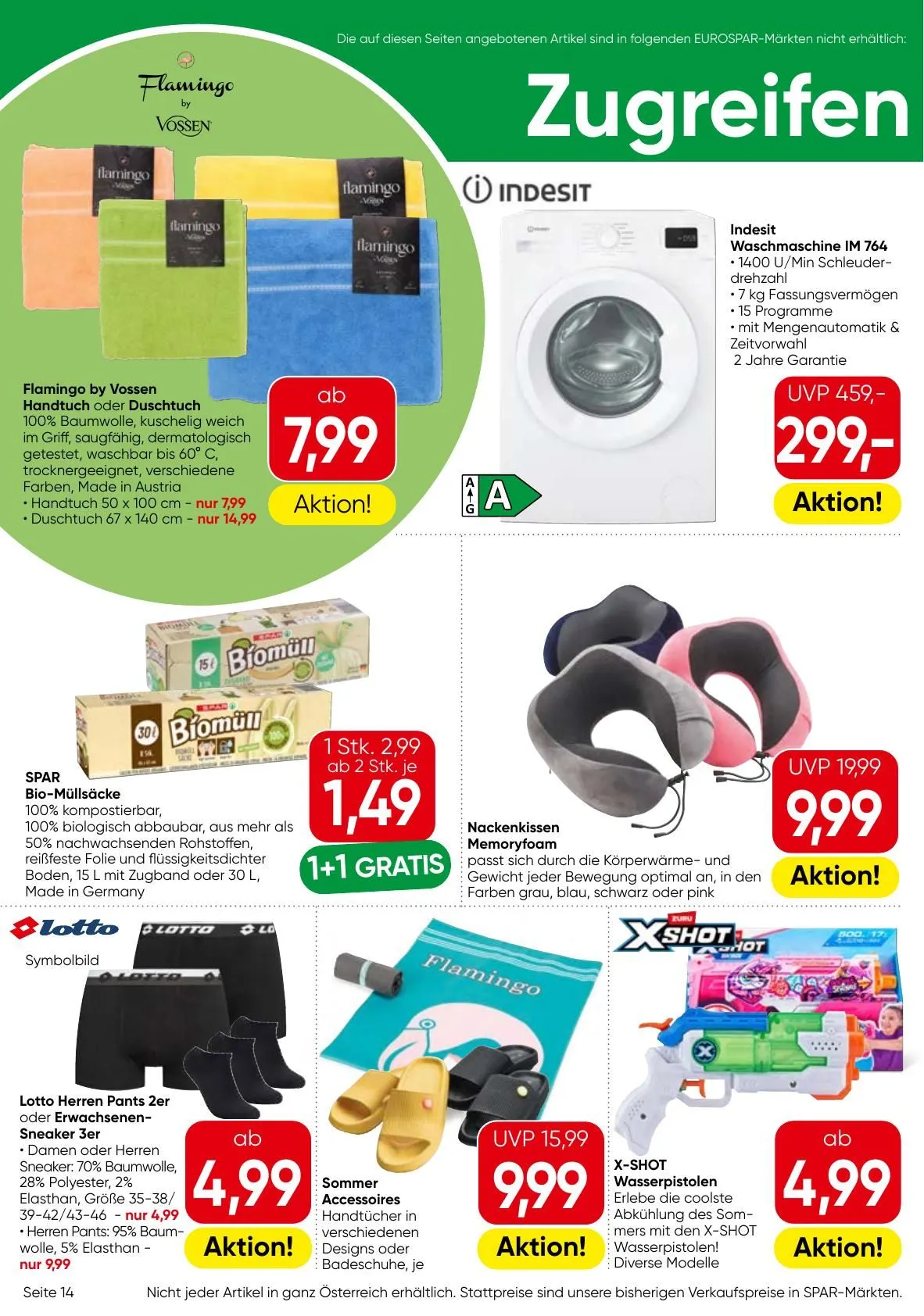 SPAR Prospekte von 7. Mai bis 20. Mai 2026 - Flugblätt seite  14