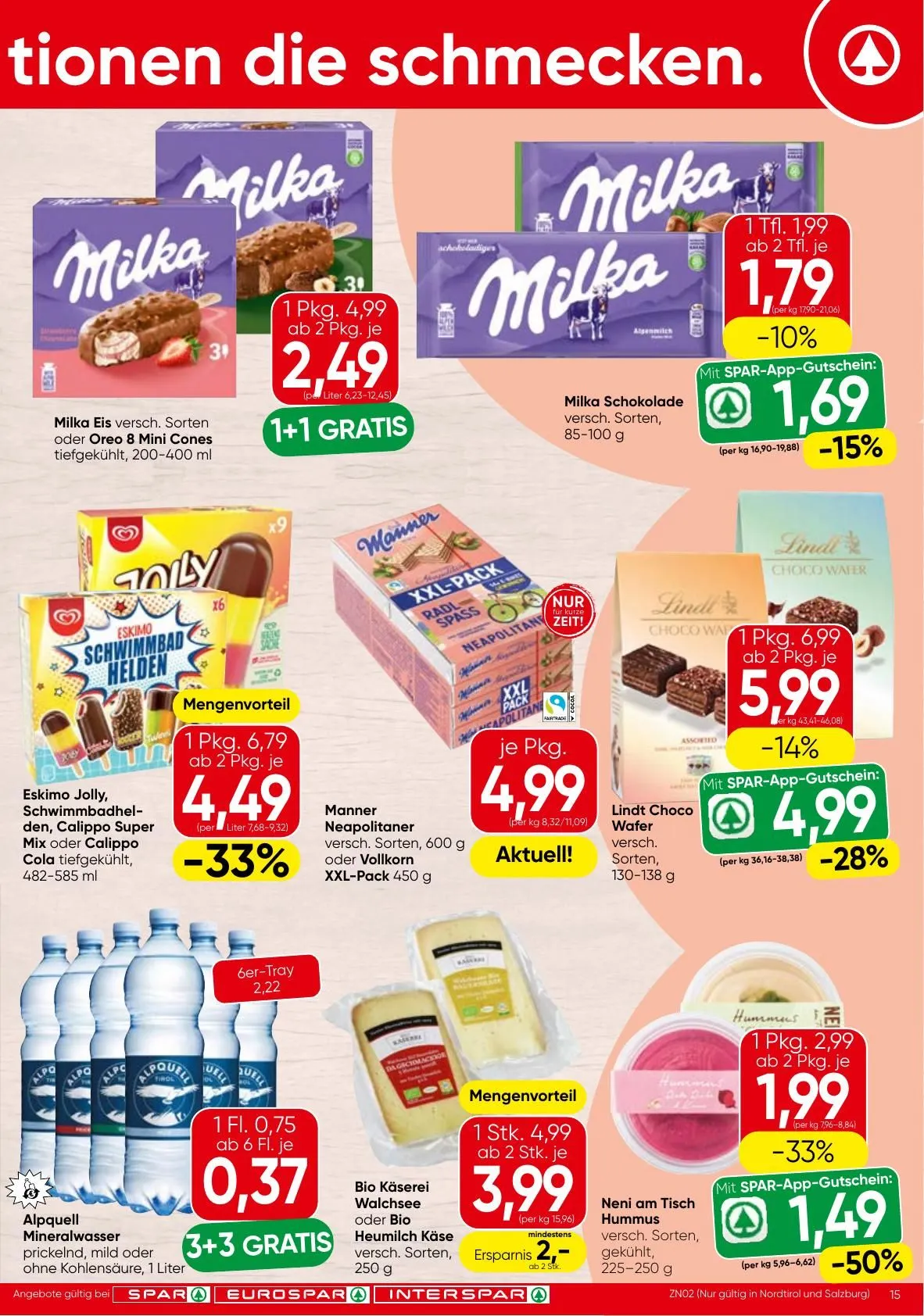 SPAR Prospekte von 7. Mai bis 20. Mai 2026 - Flugblätt seite  15