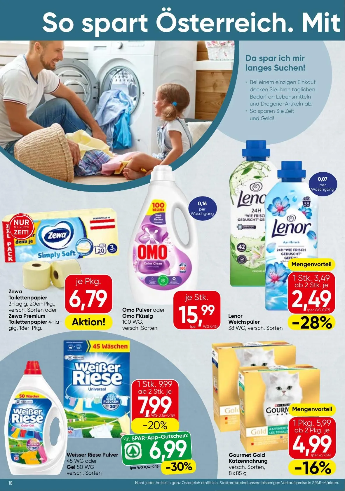 SPAR Prospekte von 7. Mai bis 20. Mai 2026 - Flugblätt seite  18