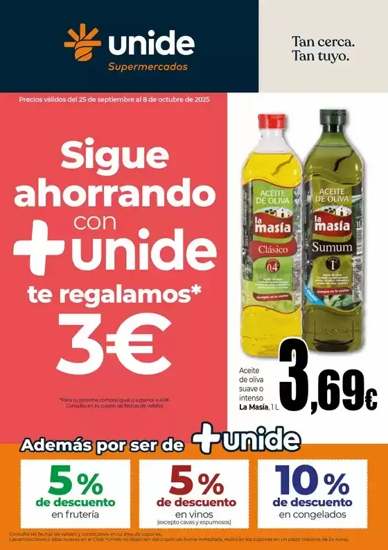 Catálogo de Catálogos de Unide Supermercados 25 de septiembre al 8 de octubre 2025 - Página 1