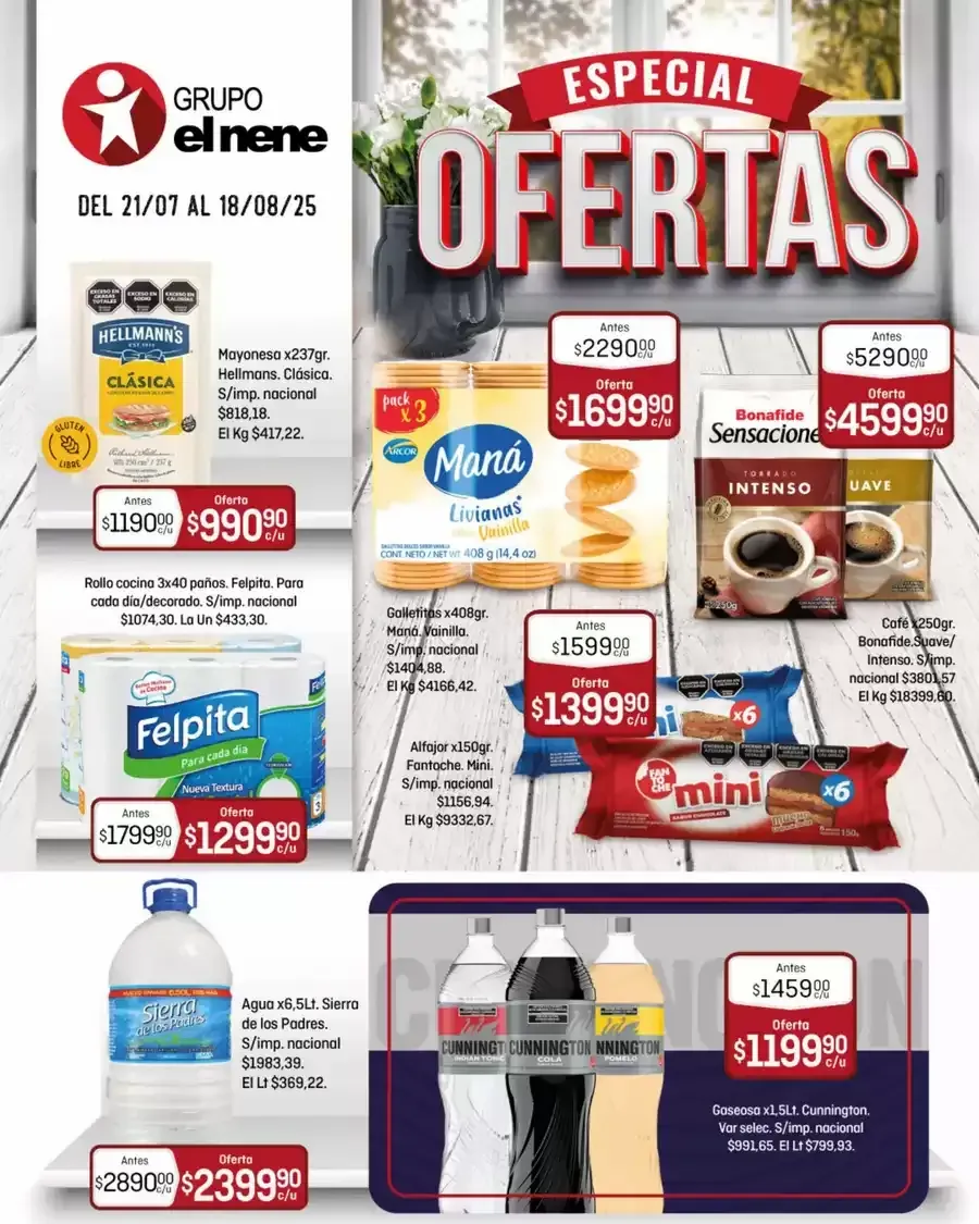 Ofertas de El Nene Ofertas 1 de agosto al 17 de agosto 2025 - Página 1 del catálogo