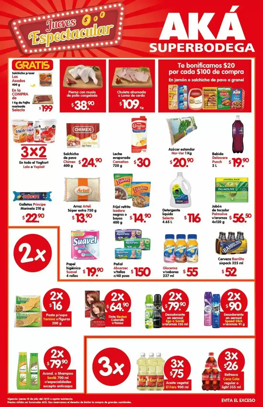 Catálogo de AKÁ Superbodega catálogos y ofertas 10 de julio al 16 de julio 2025 - Pagina 1