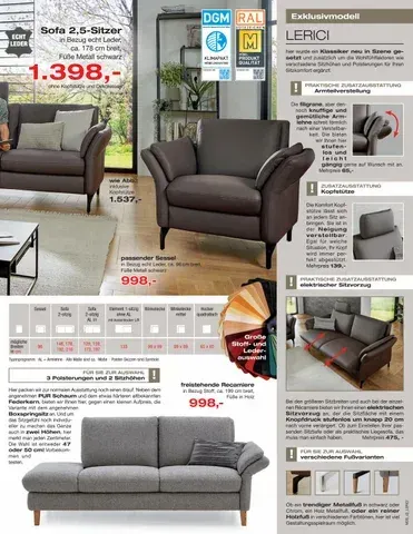 Külkens+sohn Polstermöbel Prospekt von 16. April bis 30. April 2025 - Prospekt seite 3