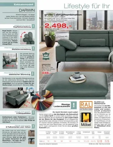 Külkens+sohn Polstermöbel Prospekt von 16. April bis 30. April 2025 - Prospekt seite 4