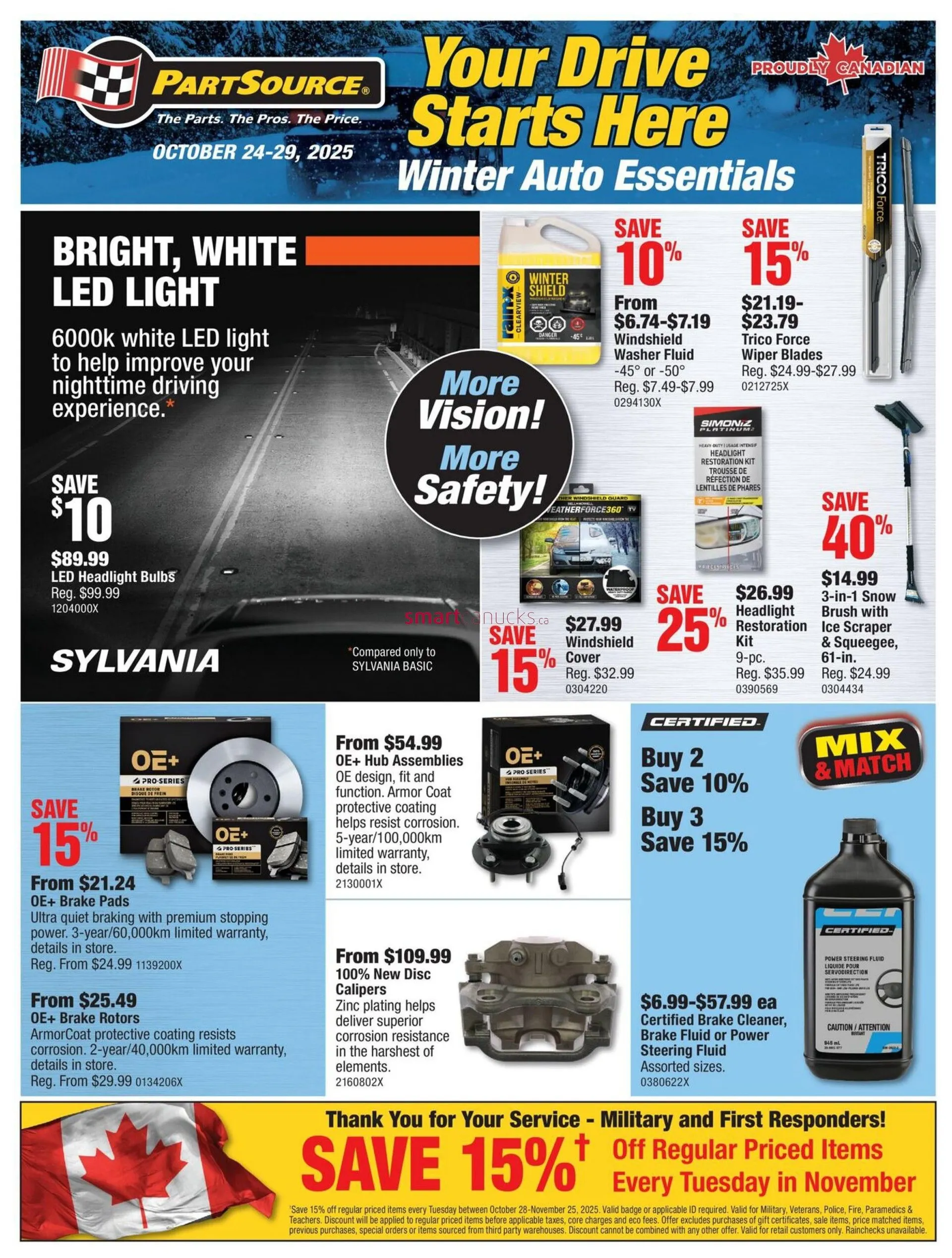PartSource Sales from October 24 to October 29 2025 - flyer page 