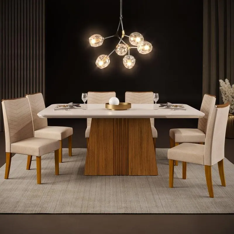Juego de Comedor Elegant 6 Sillas