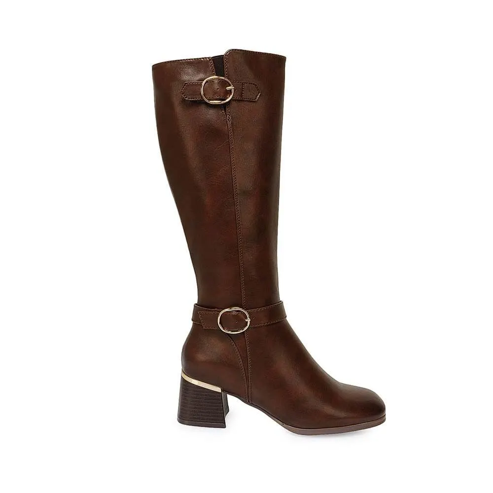 Bota Alta Jodhpur Casual DAVI-2504 Cafe ADV