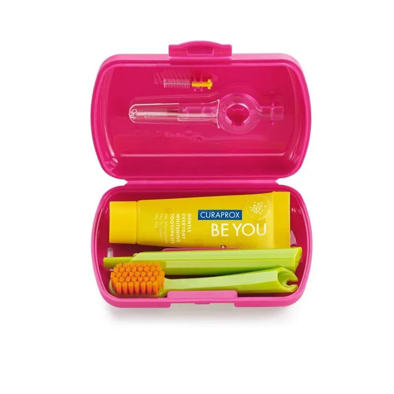 Curaprox Travel Set Color Magenta - Pack 4 und