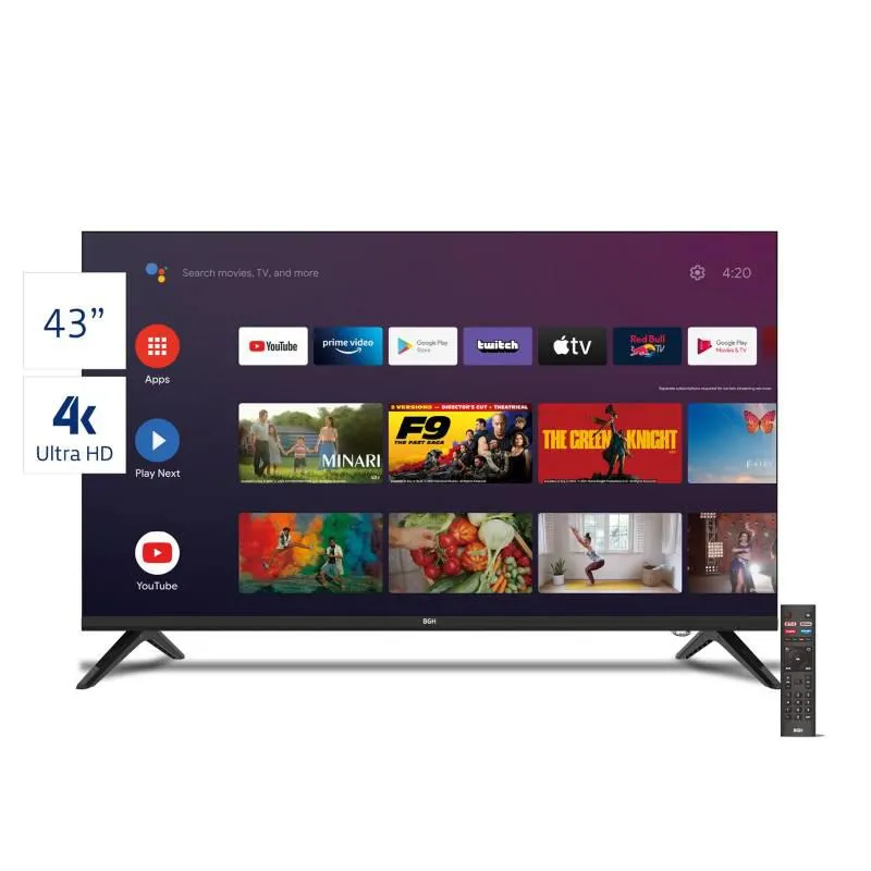 Android TV BGH 43" 4K UHD