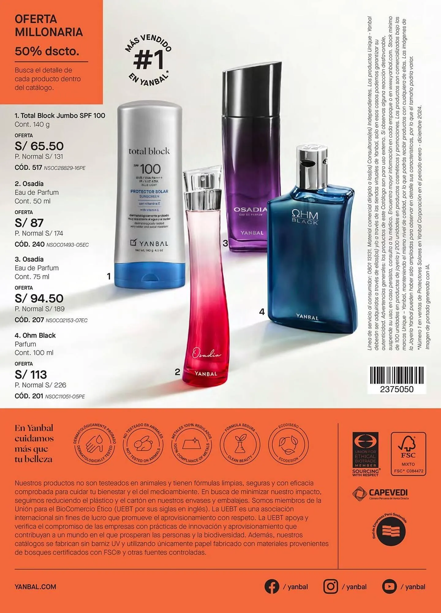 Catalogo de Catálogo Yanbal 26 de mayo al 30 de junio 2025 - Pag 126