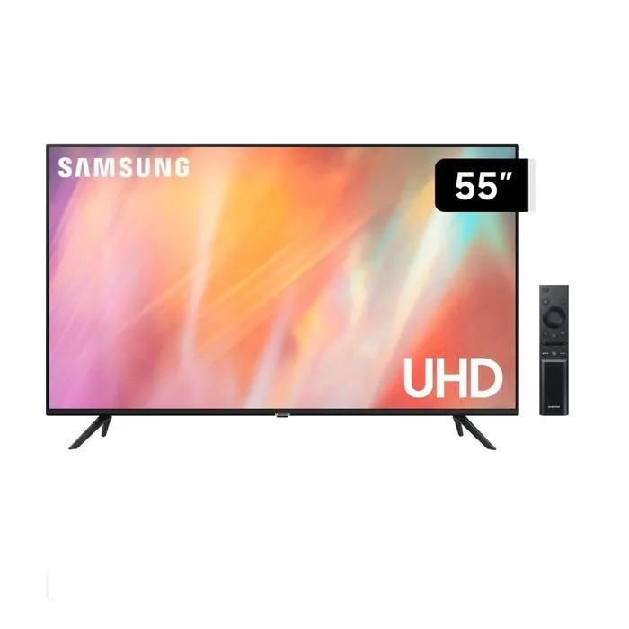 TV Samsung 55" UHD 4K Smart UN55AU7090GXPE