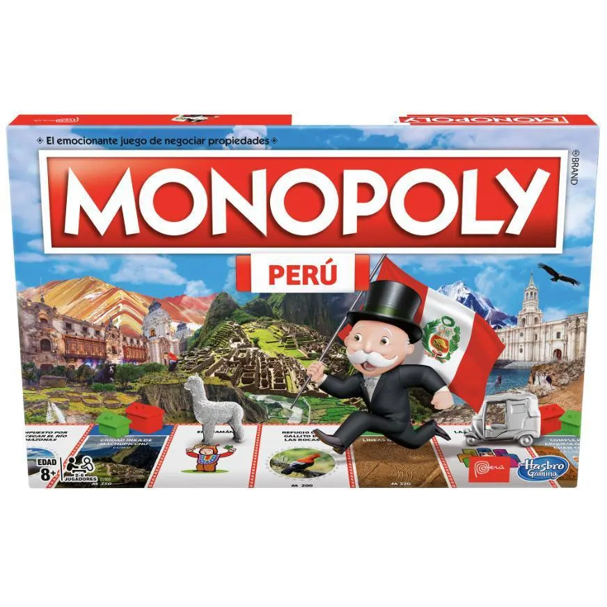 Juego De Mesa Hasbro Gaming Monopoly Peru Refresh