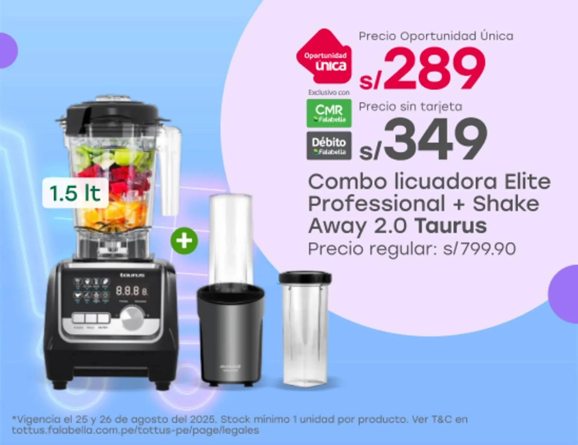 Catalogo de Catálogo Tottus 25 de agosto al 26 de agosto 2025 - Pag 1