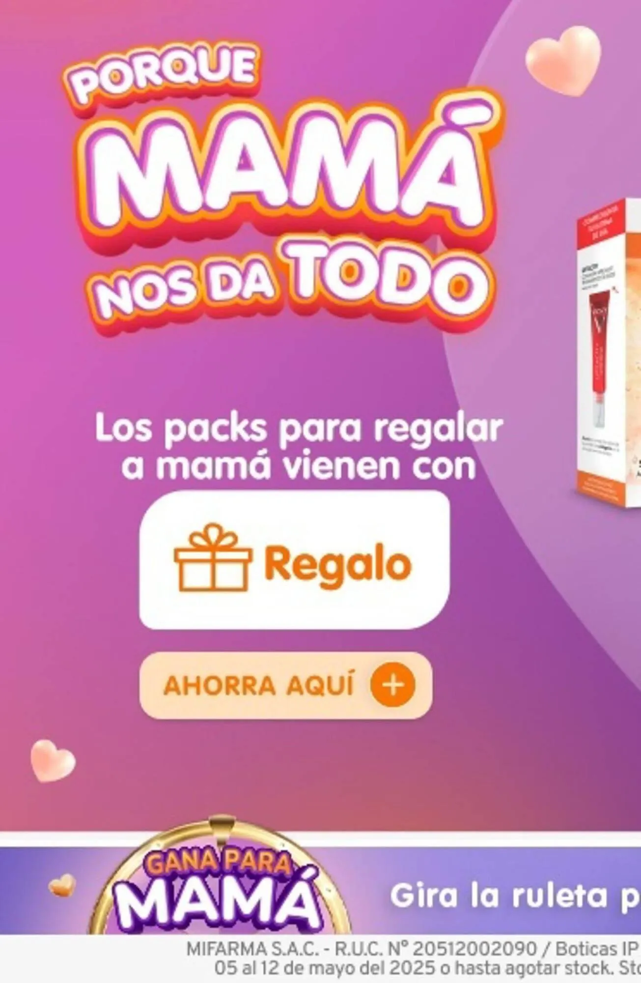 Catalogo de Catálogo Mifarma 7 de mayo al 12 de mayo 2025 - Pag 1