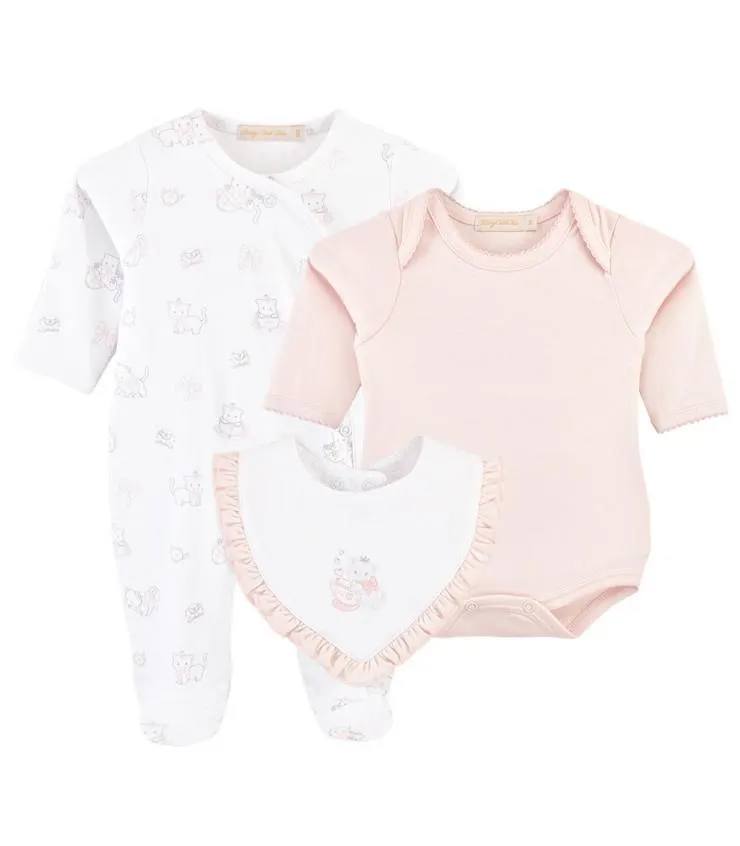 Ajuar De 3 Piezas 100% Algodón Pima | Colección Coquette Kitty