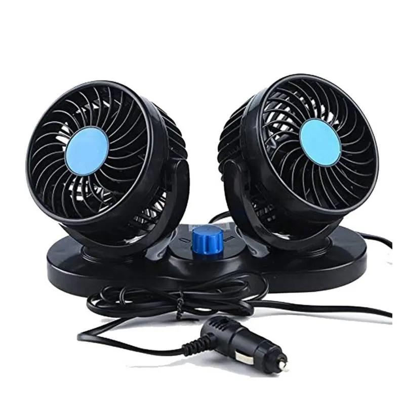 Ventilador Auto 360 Turbo Giratorio Graduable Portatil 12v