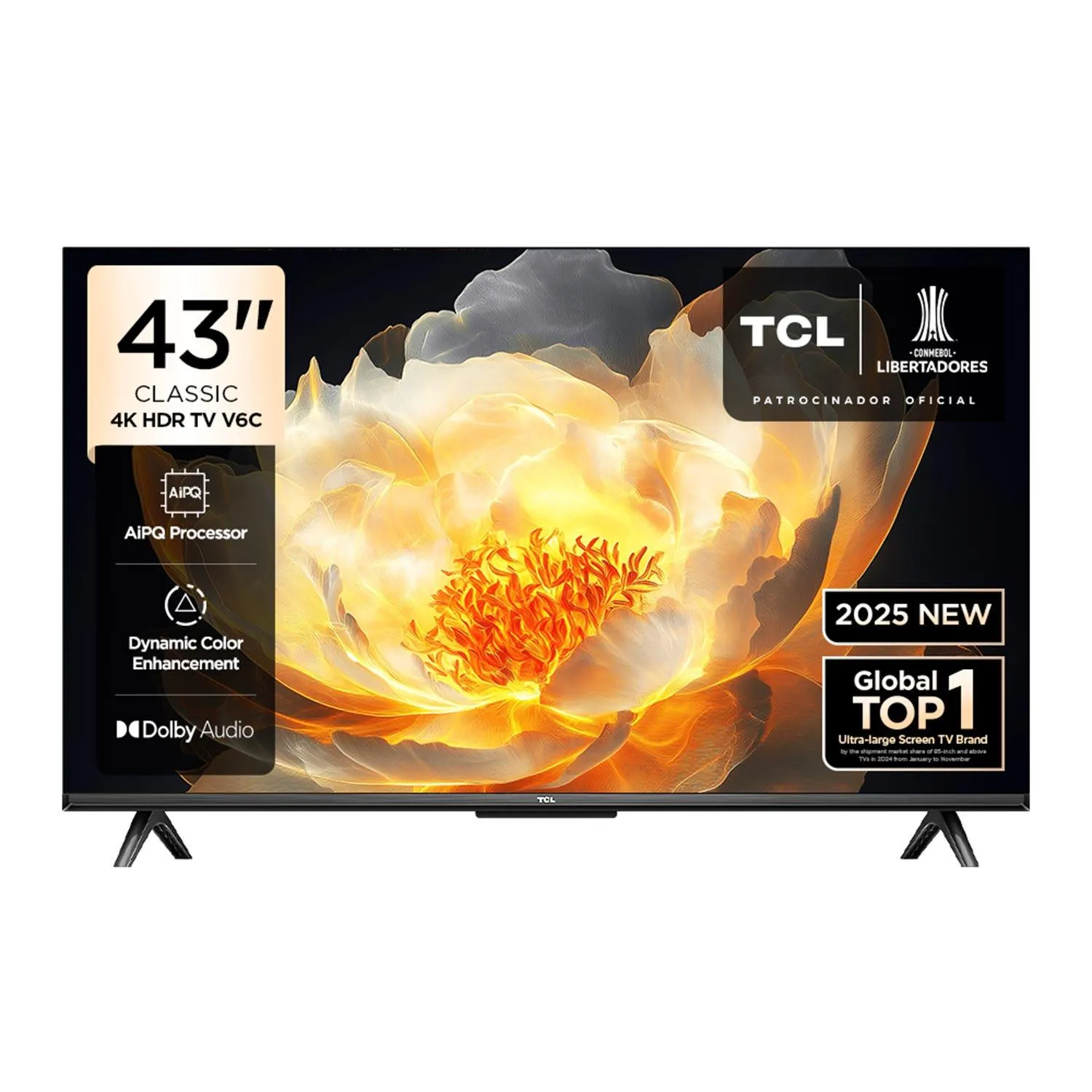 Televisor TCL Smart TV 43" LED 4K UHD 43V6C