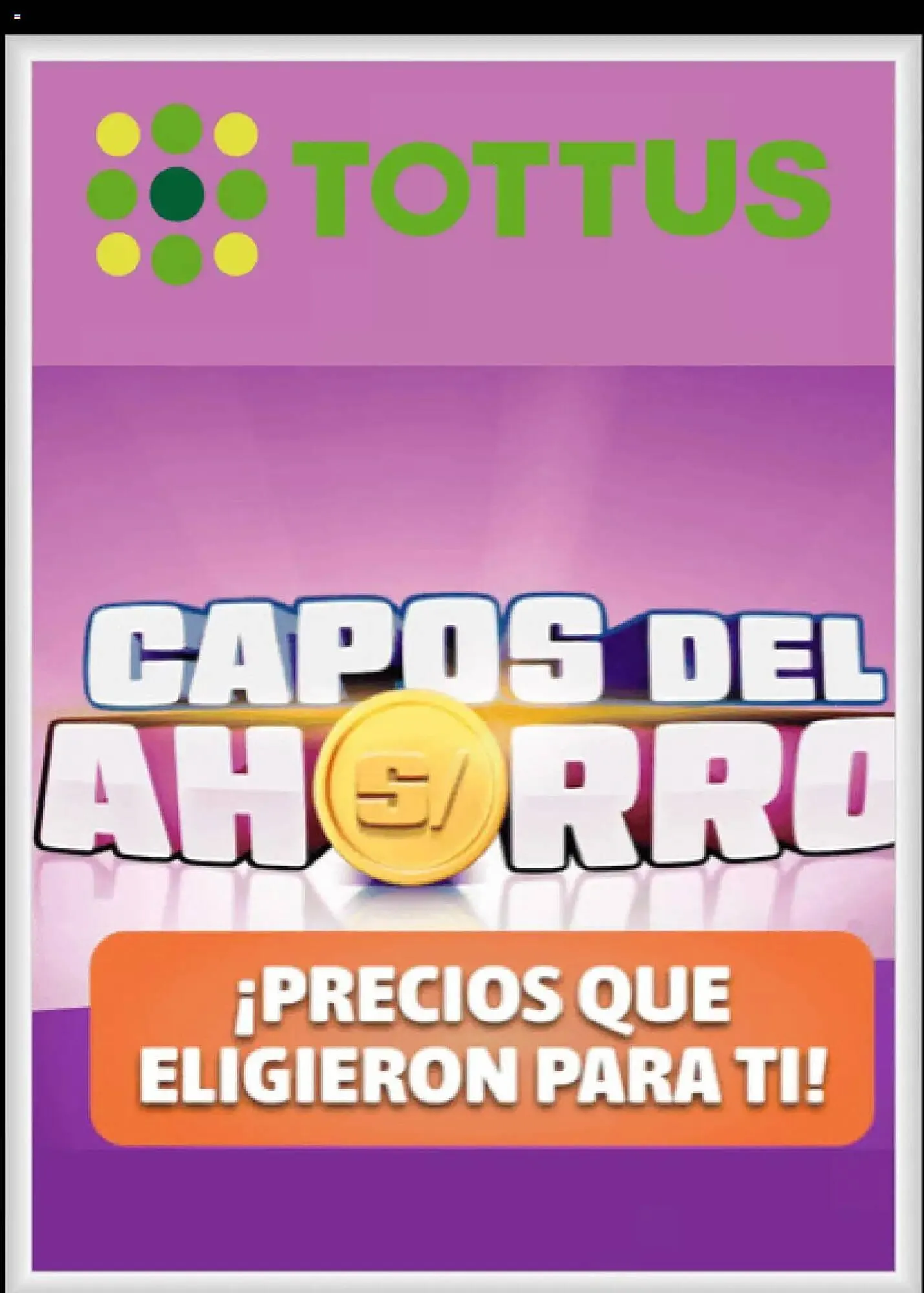 Catalogo de Catálogo Tottus 17 de marzo al 23 de marzo 2025 - Pag 1