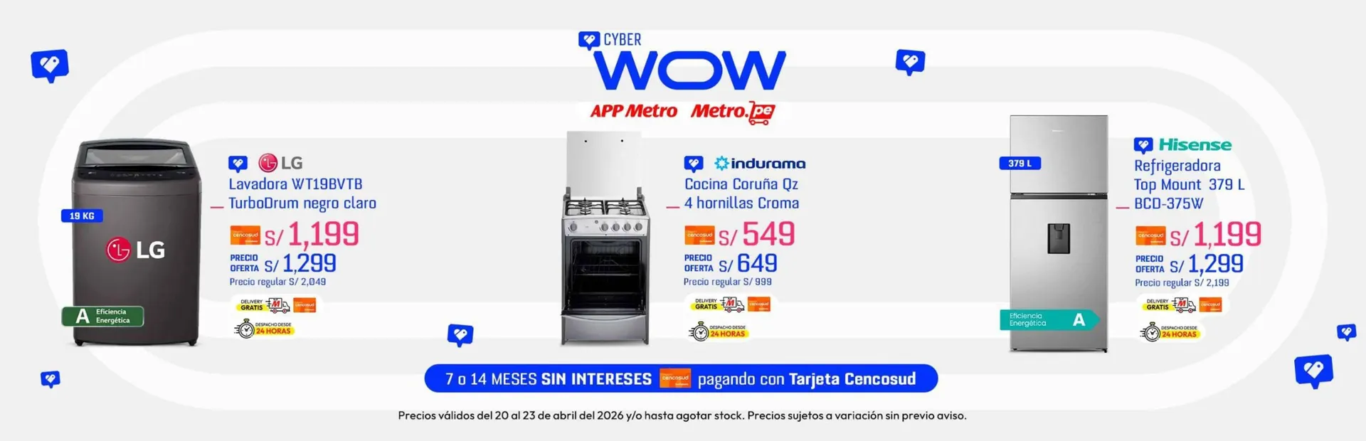 Catalogo de Catálogo Metro 20 de abril al 23 de abril 2026 - Pag 1