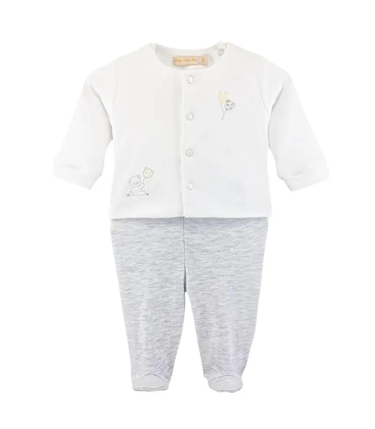 Set Polo, Pantalón y Chaqueta de 100% Algodón Pima | Colección Cute Balloons