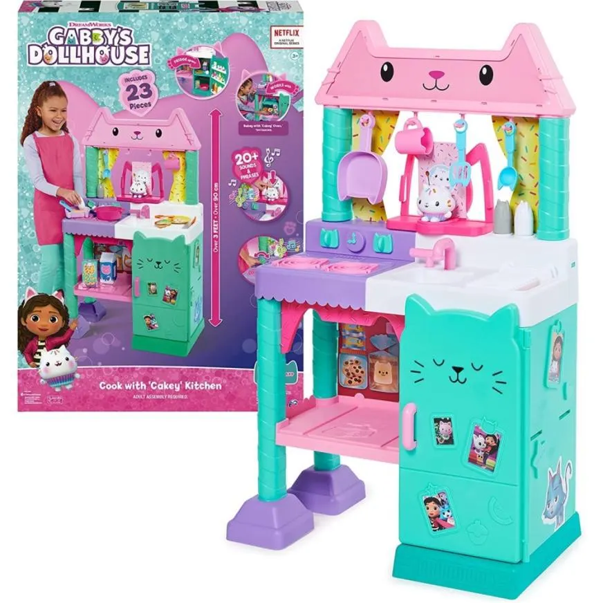 Juego De Cocina Real Interactivo Gabbys Dollhouse