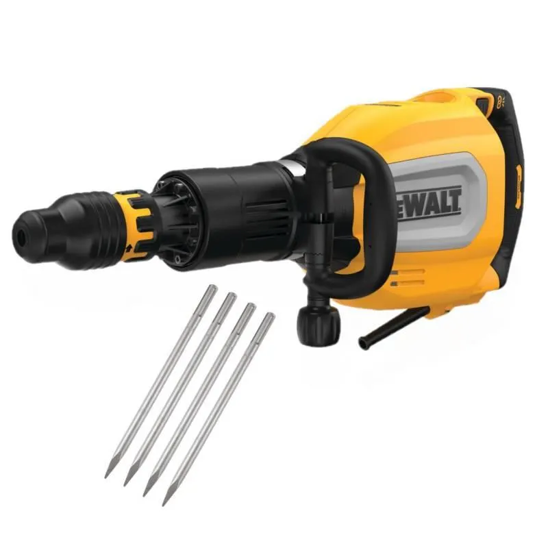 Martillo Demoledor Eléctrico SDS MAX 1700W BRUSHLESS + 4 Puntas D25911K-K1