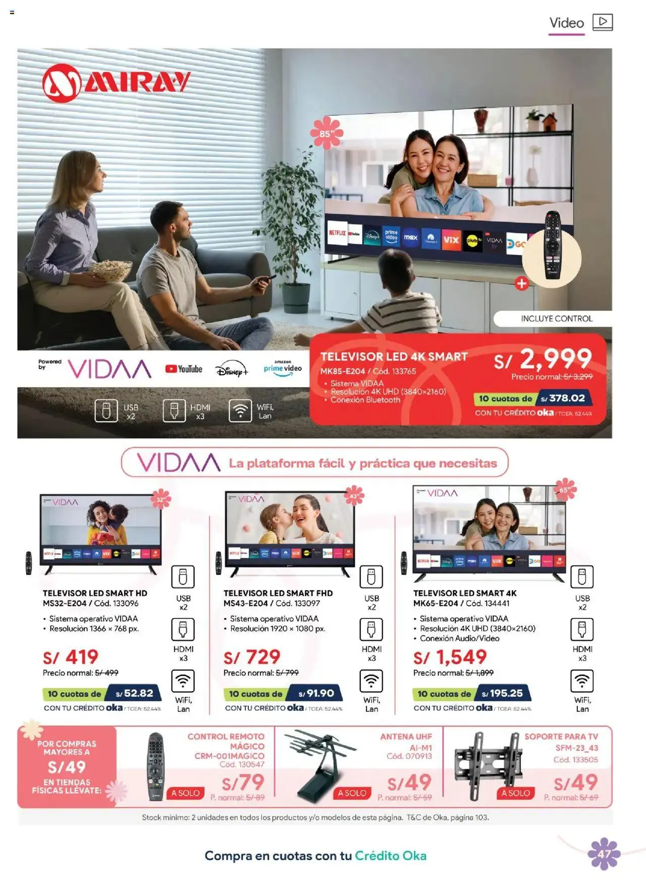 Catalogo de Hiraoka - Guia dia de la madre 26 de abril al 18 de mayo 2025 - Pag 47