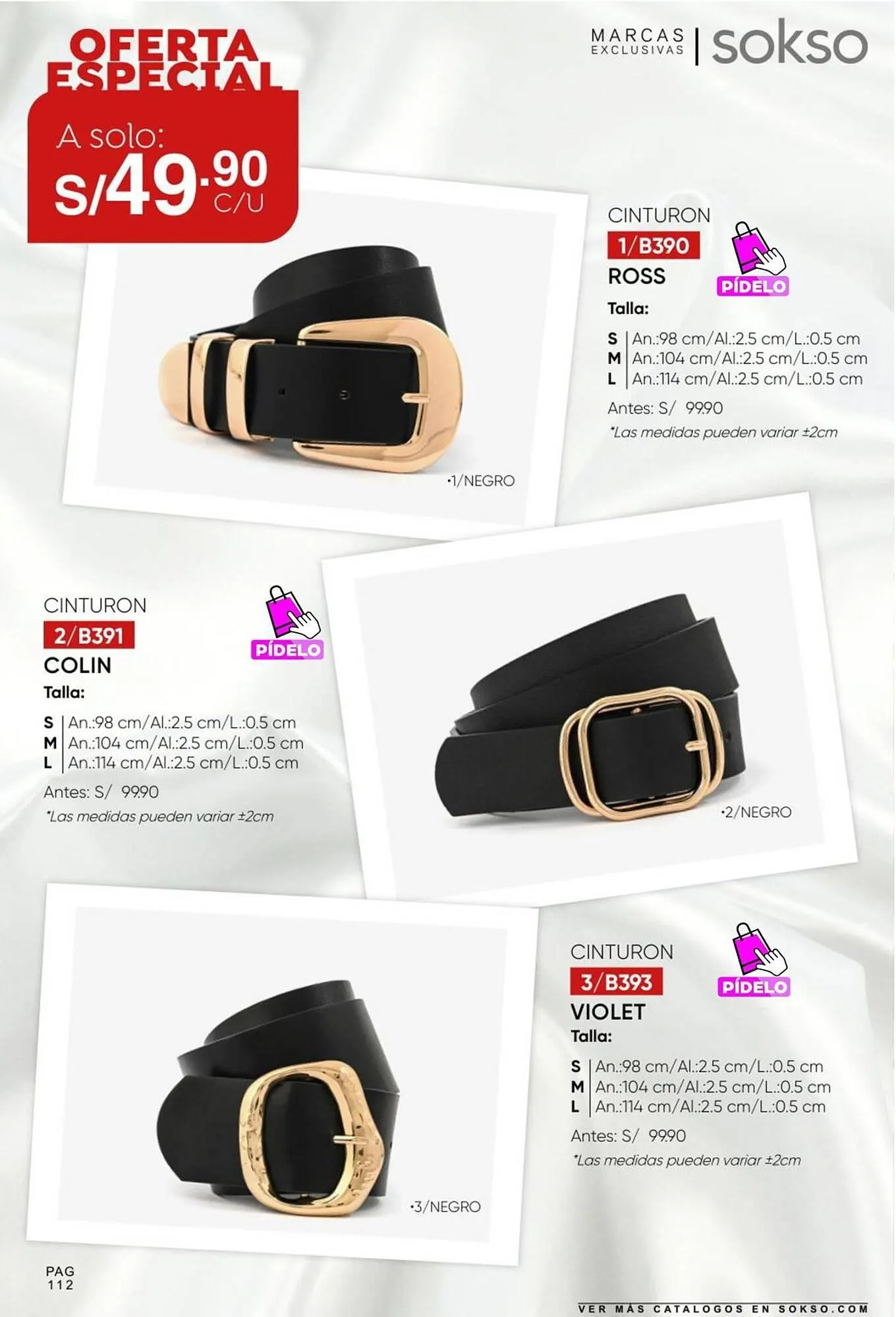 Catalogo de Catálogo Sokso 14 de julio al 3 de agosto 2025 - Pag 112