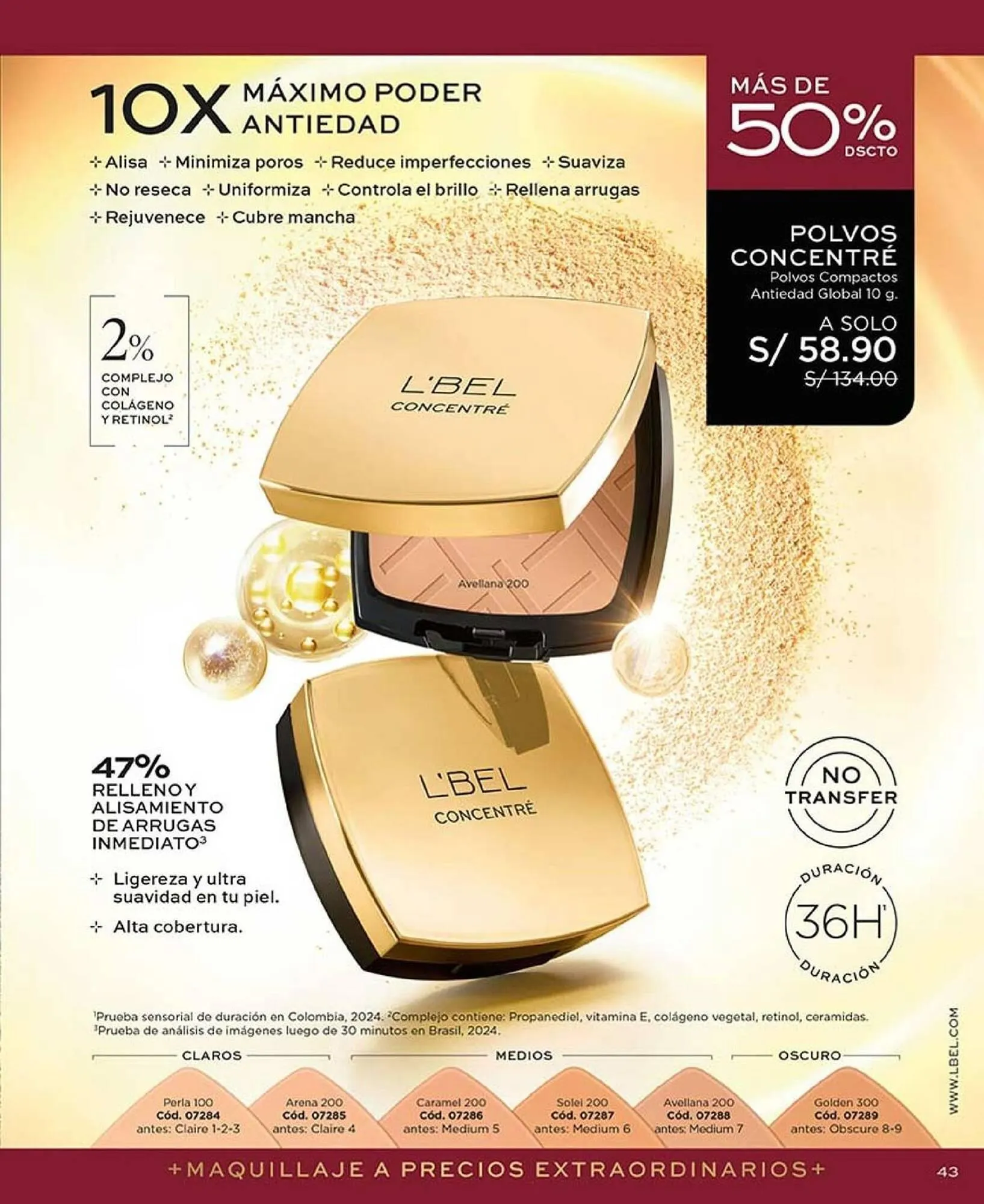 Catalogo de Catálogo L'Bel 17 de setiembre al 31 de octubre 2025 - Pag 43