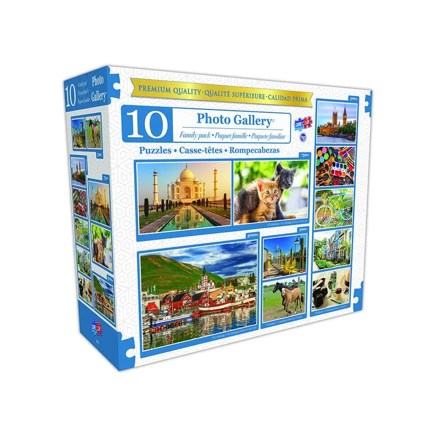 Rompecabezas Gallery 10 En 1 310 Piezas