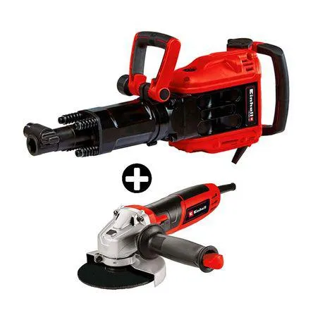COMBO Demoledor Einhell TP-DH 50 1700W + Amoladora 4 1/2" 750W TC-AG 115/750