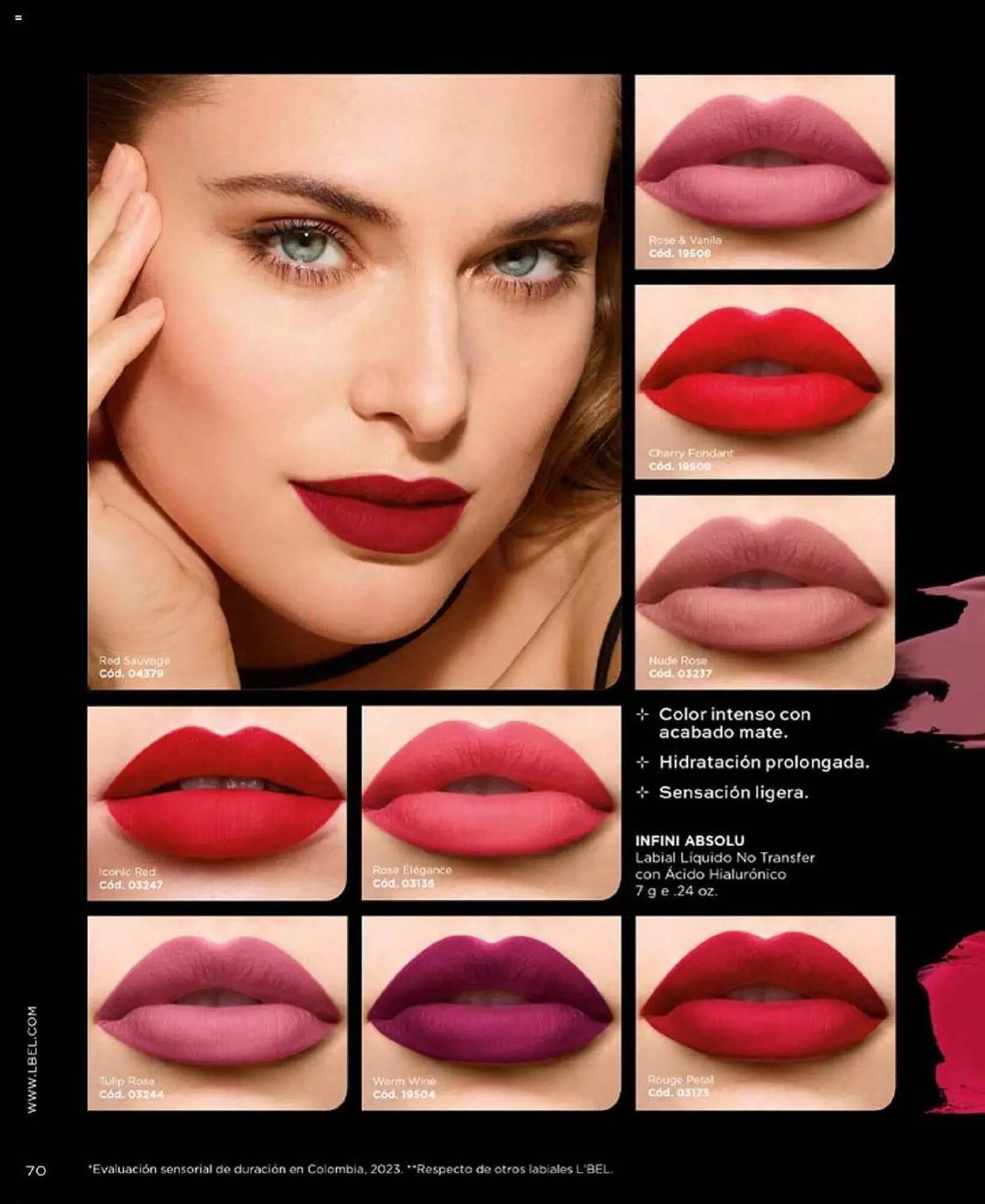 Catalogo de Catálogo L'Bel 1 de enero al 27 de enero 2024 - Pag 70