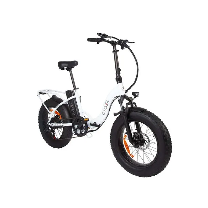 Bicicleta Eléctrica 20" Cycool EWILD20W/1005 Blanco
