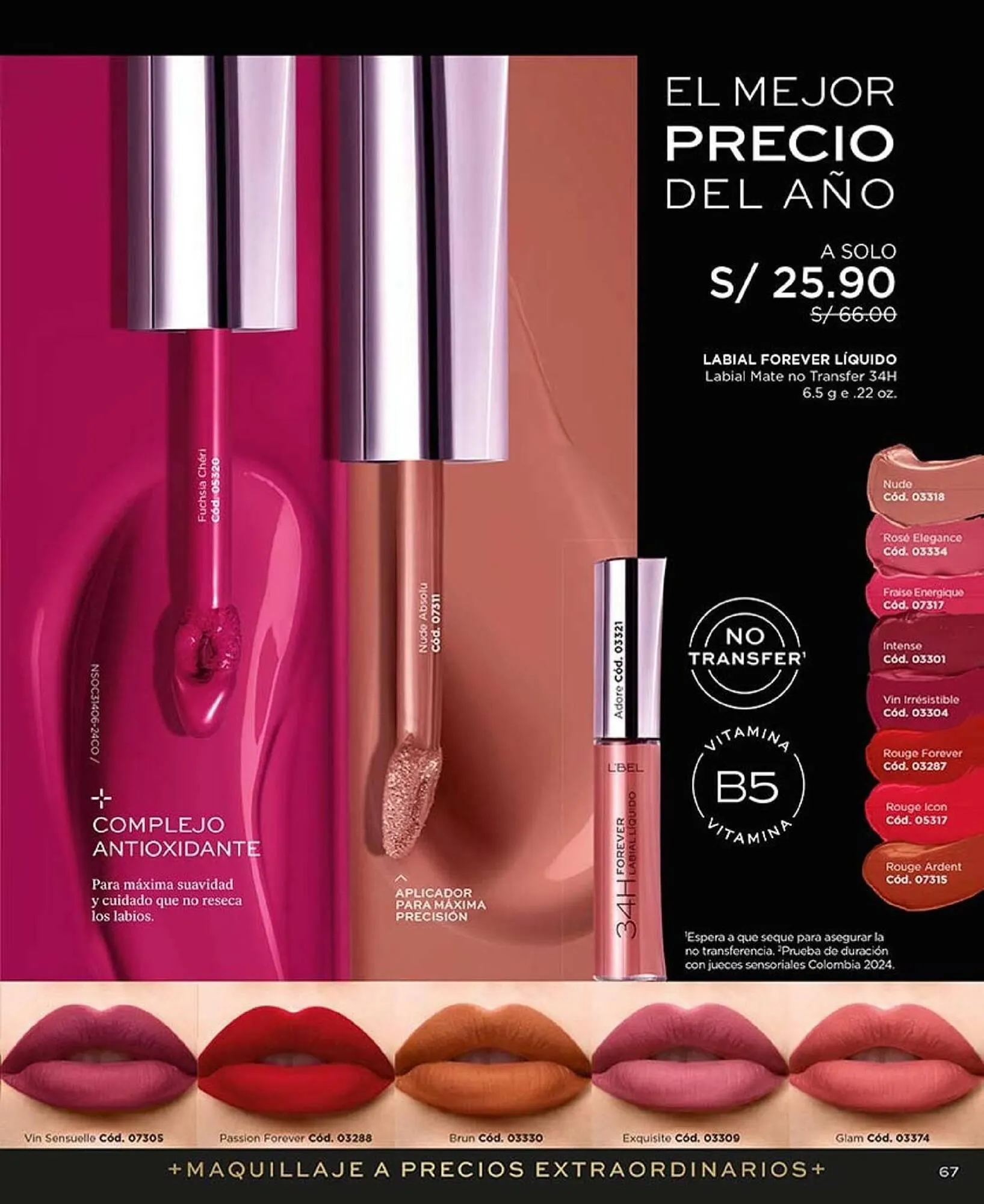 Catalogo de Catálogo L'Bel 17 de setiembre al 31 de octubre 2025 - Pag 67