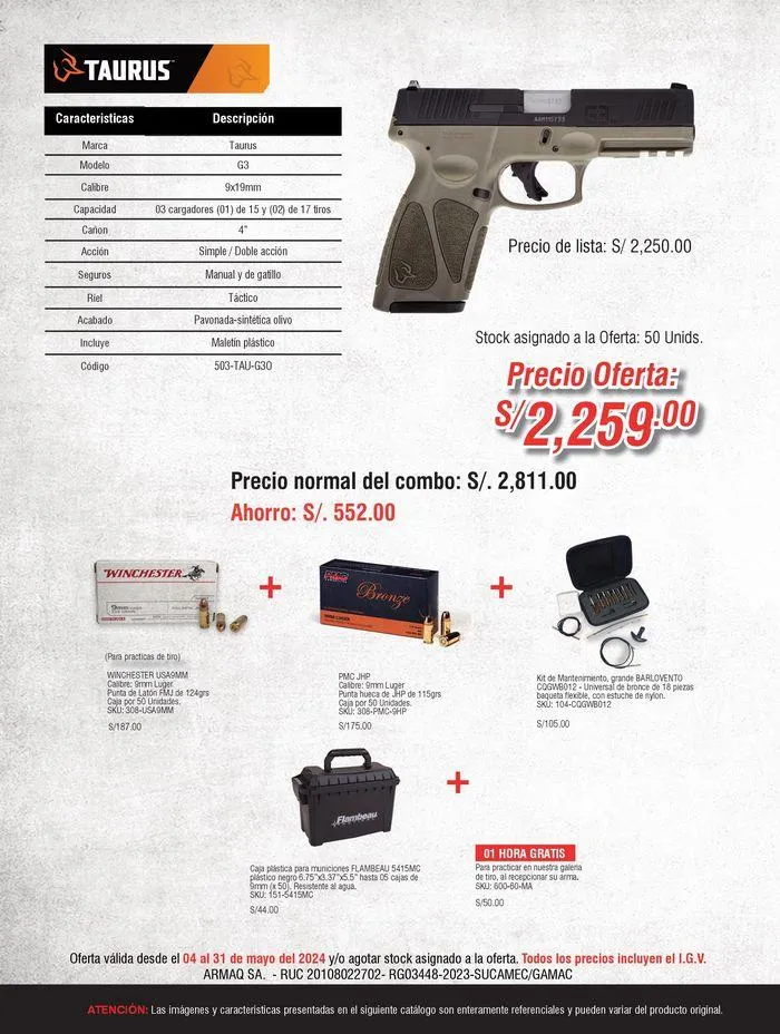 Catalogo de Oferta de Pistolas 9 de mayo al 31 de mayo 2024 - Pag 4