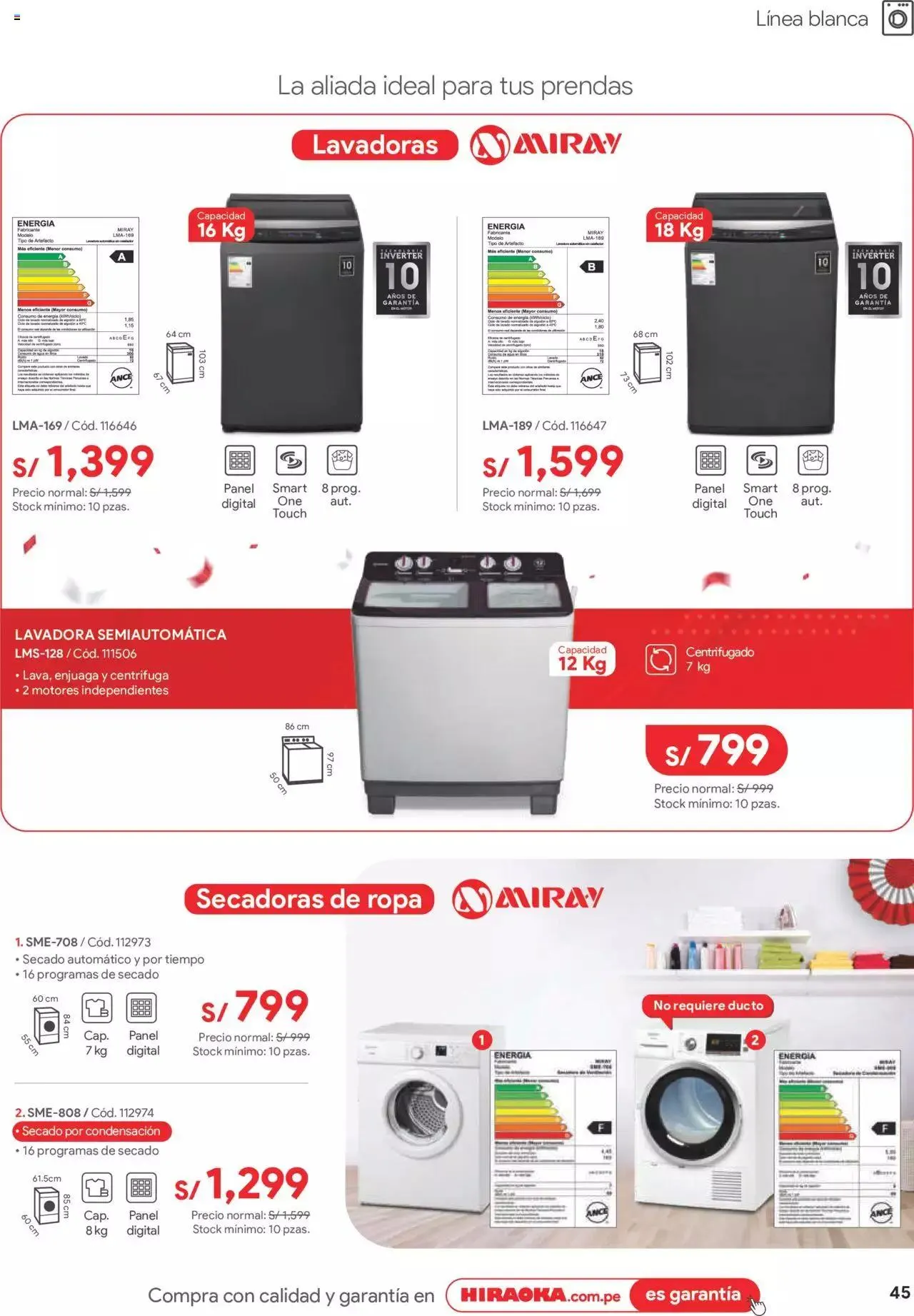 Catalogo de Catálogo Hiraoka 8 de julio al 31 de julio 2023 - Pag 45