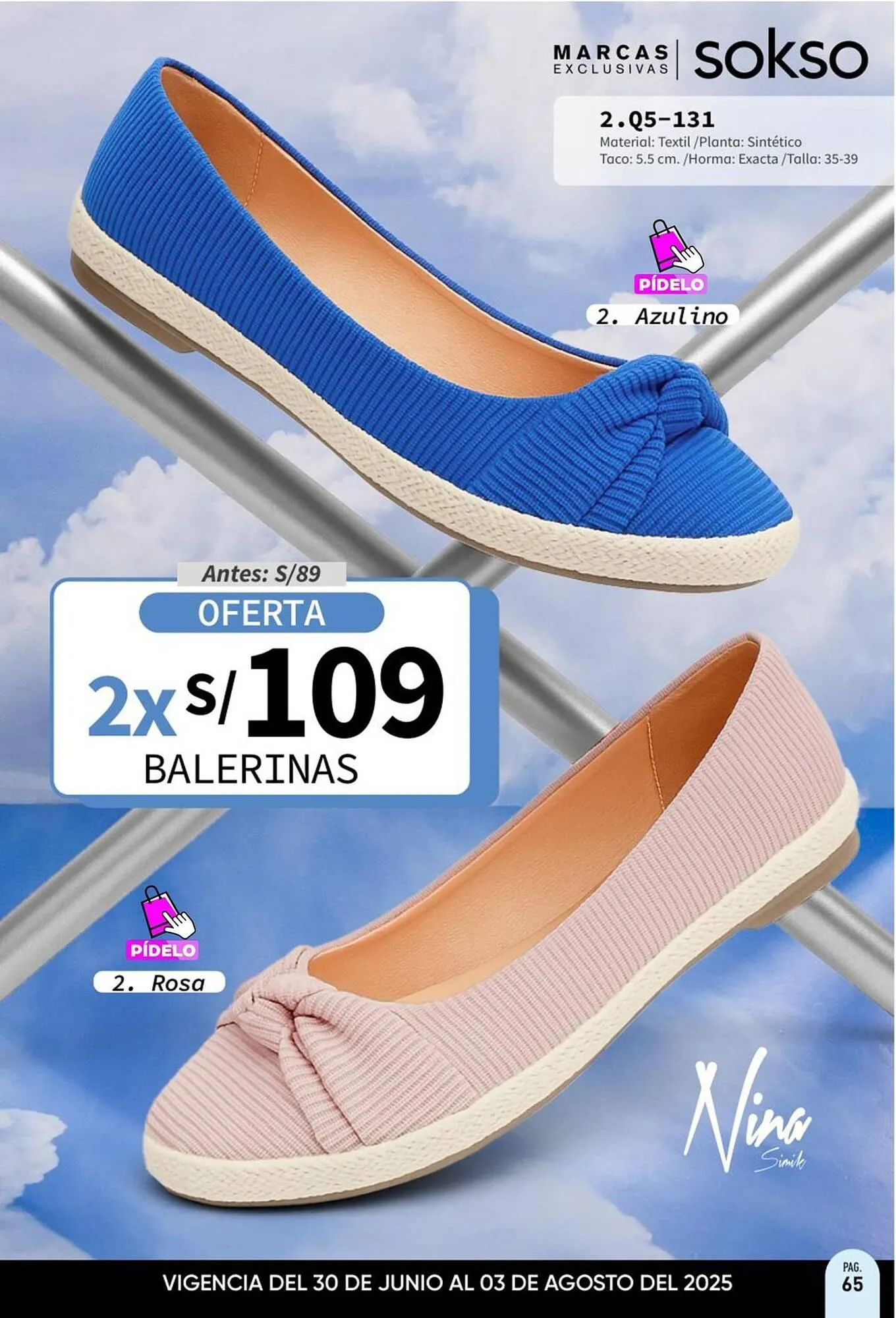 Catalogo de Catálogo Sokso 27 de junio al 1 de setiembre 2025 - Pag 65