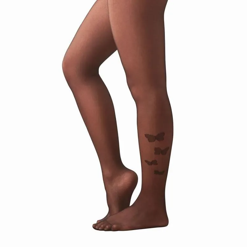 Silver Media Panty Mariposas Laterales