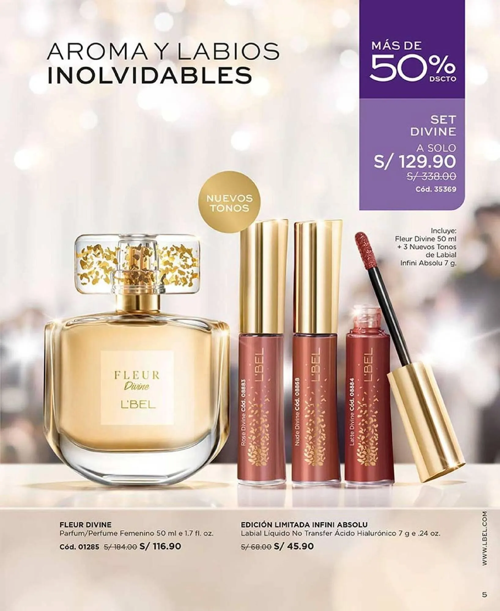 Catalogo de Catálogo L'Bel 17 de setiembre al 31 de octubre 2025 - Pag 5